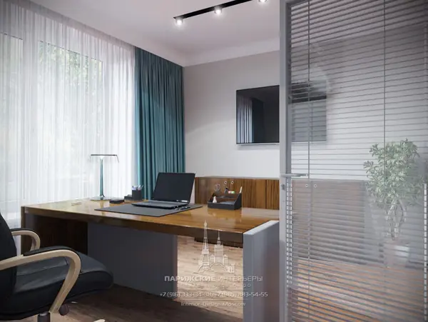 Дизайн небольшого офиса в современном стиле