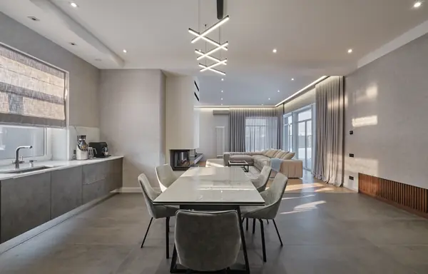 Интерьерная съёмка загородного дом