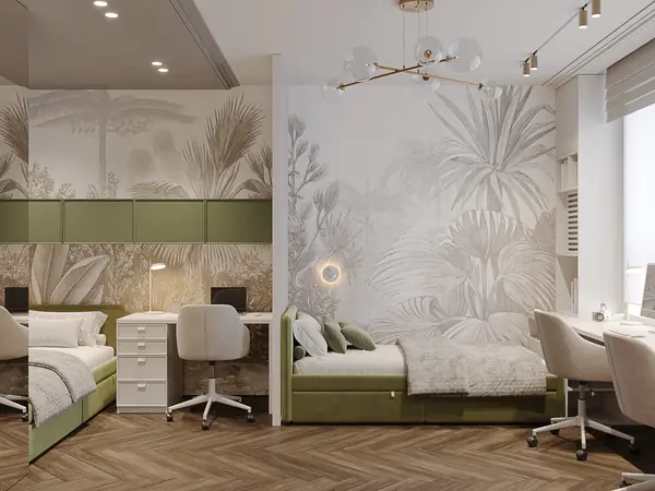 Интерьер трехкомнатной квартиры