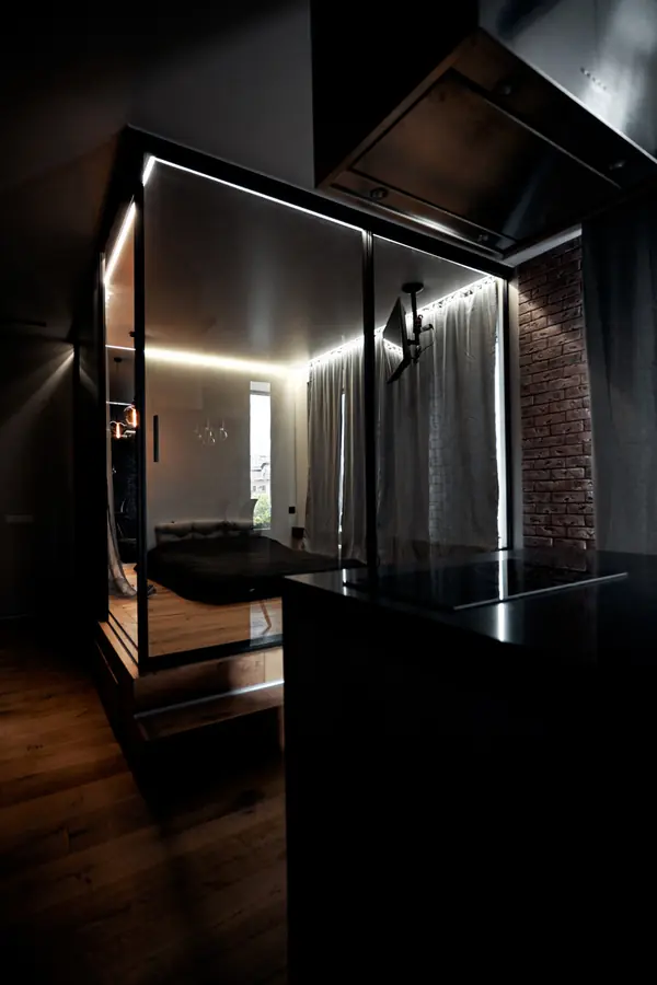 Угловая интерьерная перегородка raumplus