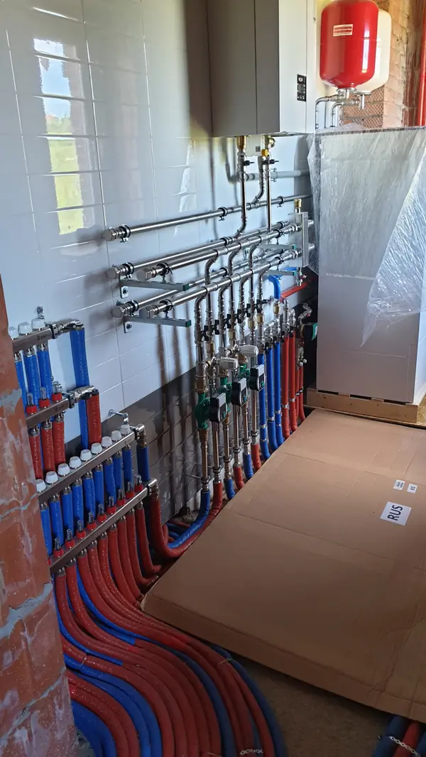 Монтаж Отопления и сантехники в частном доме