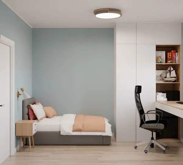 Интерьер детской 11 кв. м. в ЖК Рокоссовский