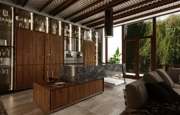 Таунхаус 224 м2 в КП "Futuro Park". Современный стиль с элементами экостиля