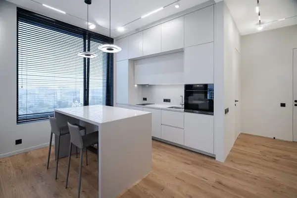 Серый минимализм | 58 кв.м.