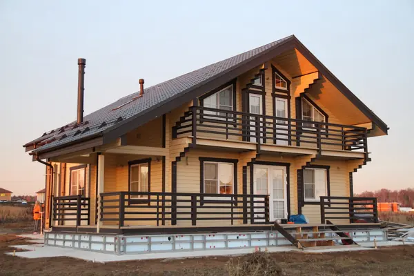 Деревянный дом из клееного бруса 237 метров (СП-237 GOOD WOOD)