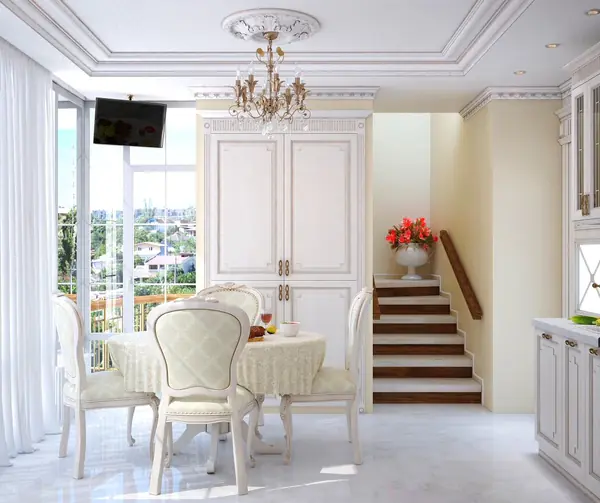 Elegant classical apartment interior