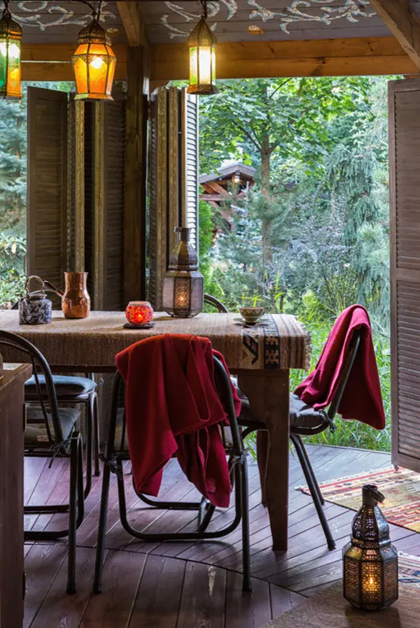 Круглая беседка