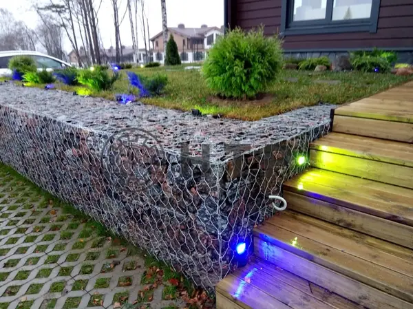 Подпорные стенки из габионов