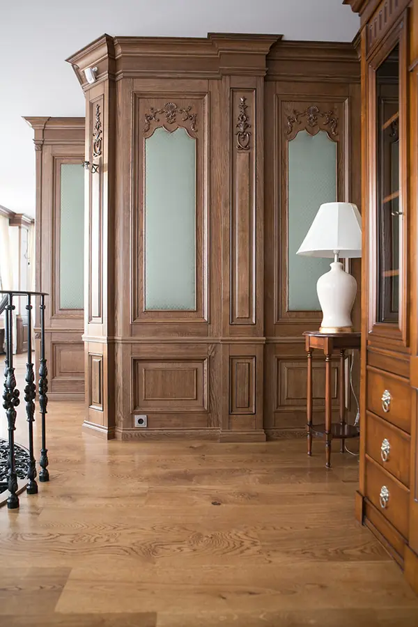 Кабинет в классическом стиле из дуба