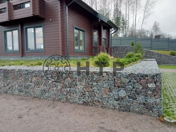 Подпорные стенки из габионов