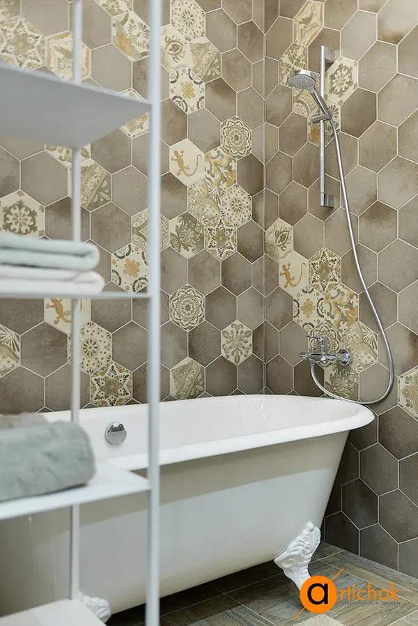 Продуманный дизайн ванной