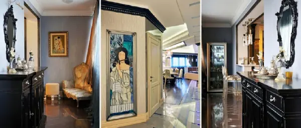 Интерьер, обыгранный в стиле ар-деко