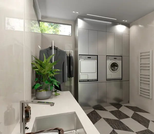 Постирочная в загородном доме