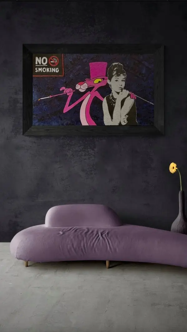 Современные картины для интерьера в стиле Поп арт/ Граффити/ Стрит арт Акрилом