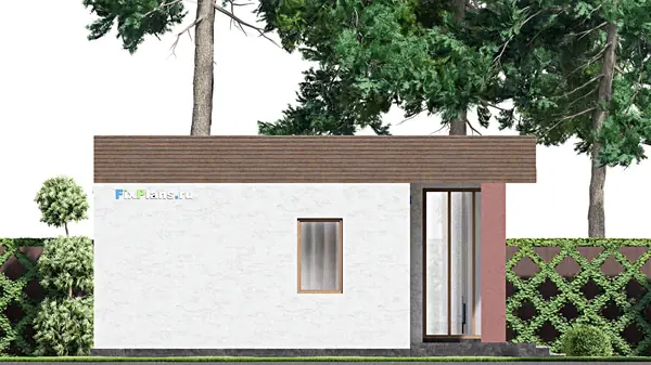 Проект одноэтажного дома 9х11м S67м2 F-15011