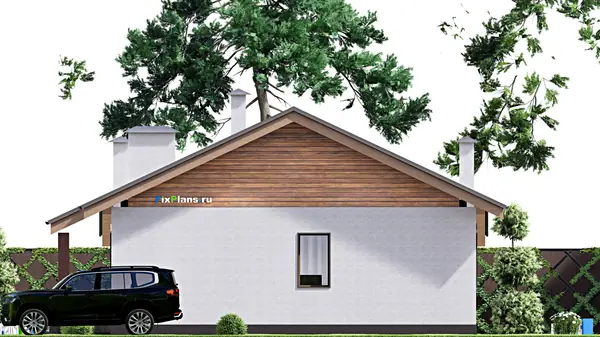 Проект одноэтажного дома 11х20м S163м2 F-17000