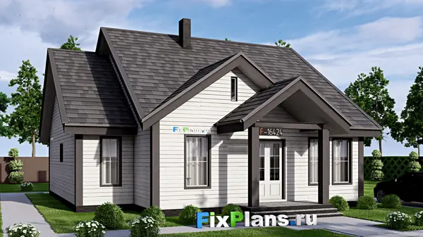Проект одноэтажного дома 16х13м S145м2 F-16424