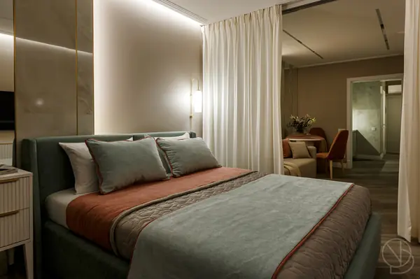 Спальня, зал