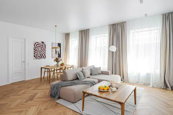 Светлая квартира в скандинавском стиле