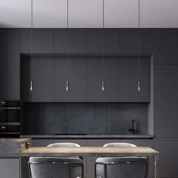 Светильник подвесной светодиодный Pino 5W 4000K черный