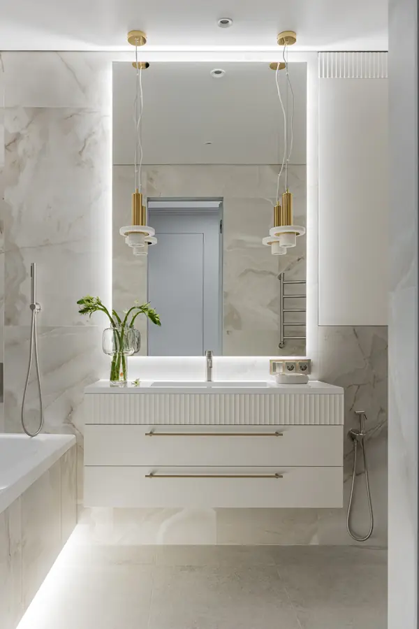 Ванная комната. Фото реализованного проекта