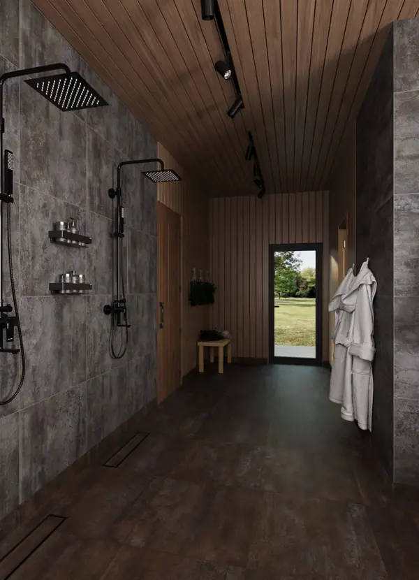 Баня в рыбацком стиле