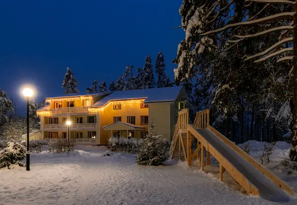 База отдыха "Радуга". Зимняя сказка