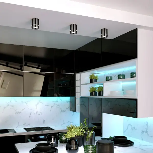 DLR021 9W 4200K Черный жемчуг