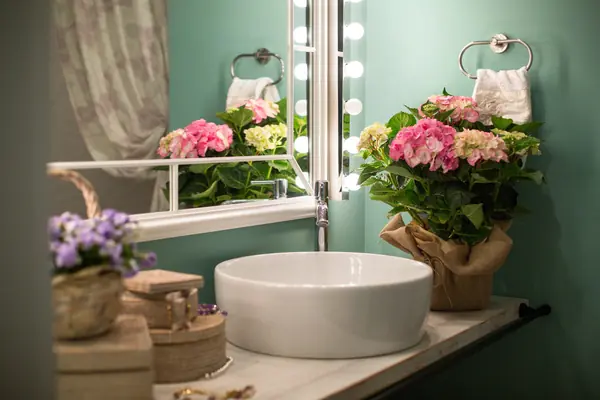 Peonies. Felt. Сoncrete.