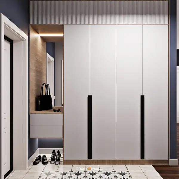 Просторная евротрёшка площадью 86 квадратных метров