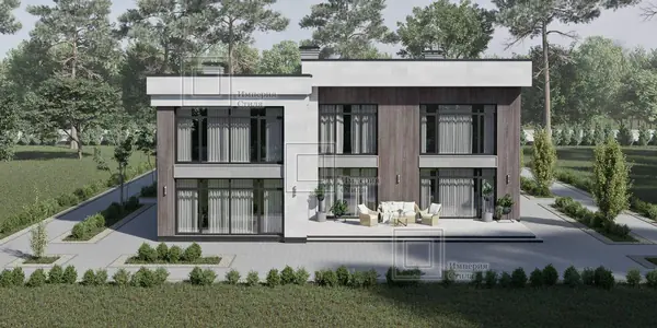 Проект дома с патио