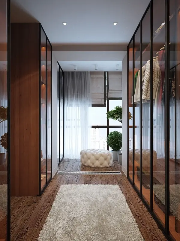 Квартира на Красной Пресне - современный стиль с элементами классики