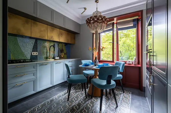 Переделка в рамках участя в Квартирном вопросе кухня 9 метров