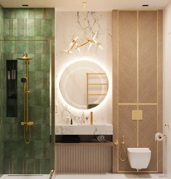 Квартира бизнес класса 75м² в стиле неоклассика