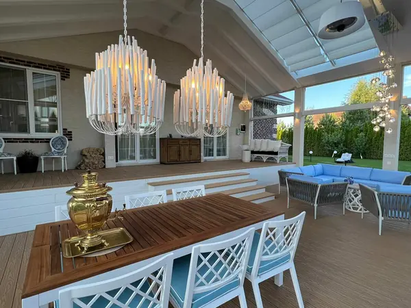 Беседка барбекю в КП Княжье Озеро