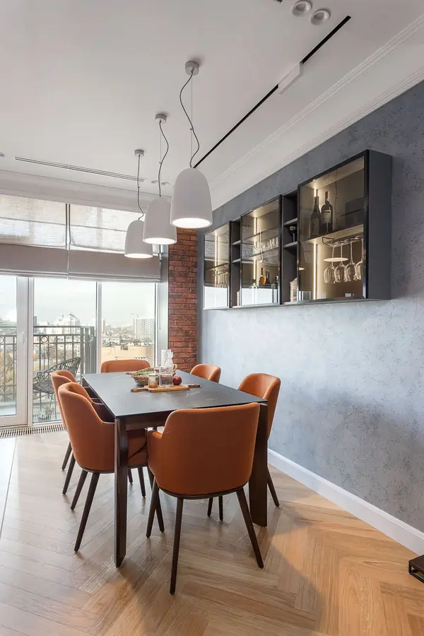 Квартира с яркими акцентами в интерьере