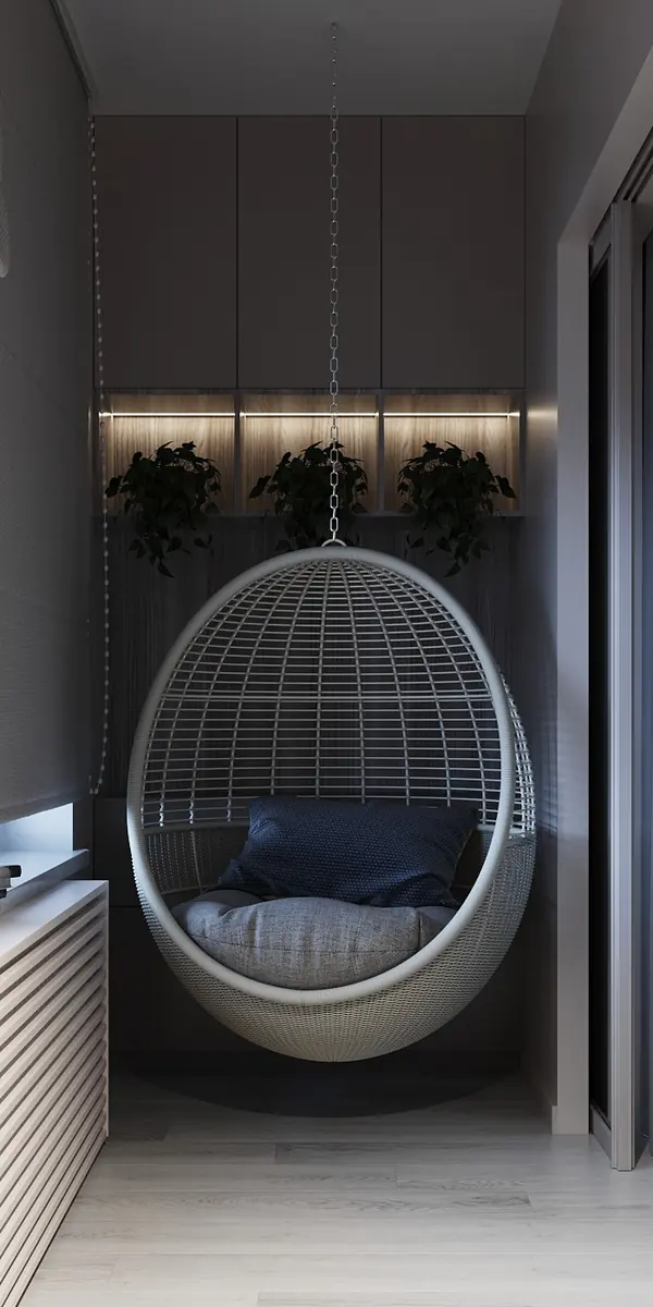 Дизайн лоджии в Ньютоне