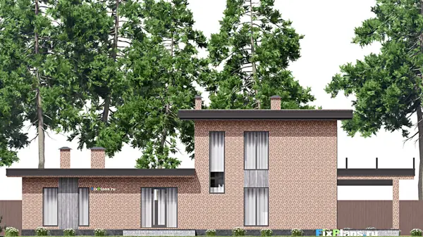 Проект одноэтажного дома 13х24м S325м2 F-16838