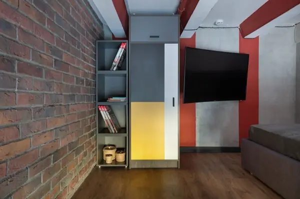 Лофт Студия 30м.кв.с элементами русского стиля