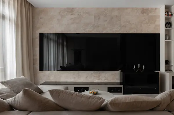 Домашний кинотеатр в гостиной