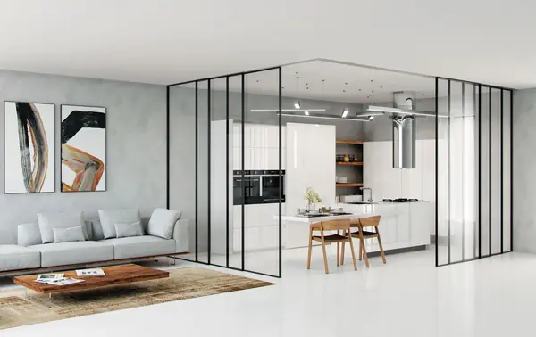 Стеклянная перегородка Rima от Pavetra