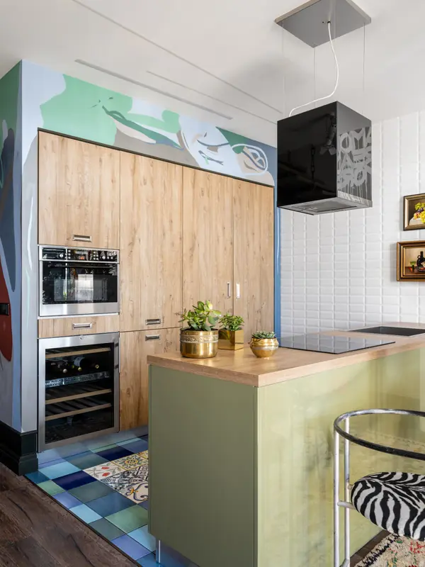 Кухня. Квартира архитектора Дарьи Васильковой