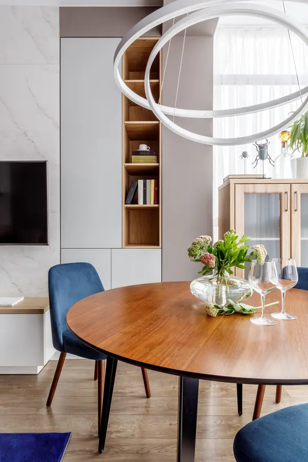 Светлая квартира с яркими акцентами 51 м²