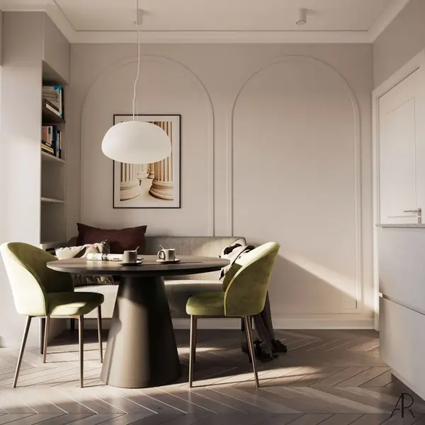 Дизайн легкой кухни во вторичном жилье в Твери