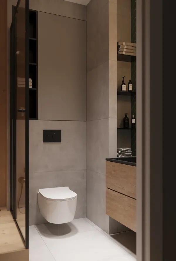 Дизайн-проект квартиры 60 кв.м в  стиле Петербургский Лофт