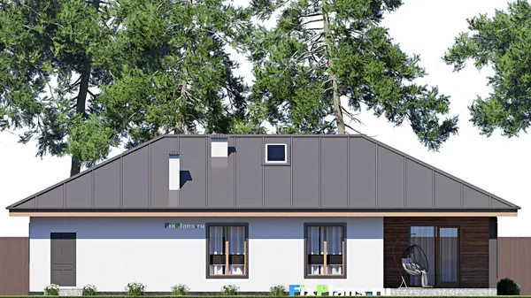 Проект одноэтажного дома 10х18м S149м2 F-17909