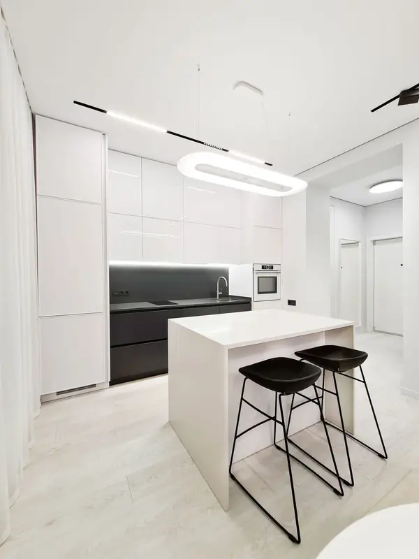 Белый минимализм - кухня