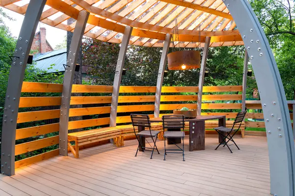 Необычная веранда (и терраса) к Необычному Дому (проект "Фазенда-лайф")