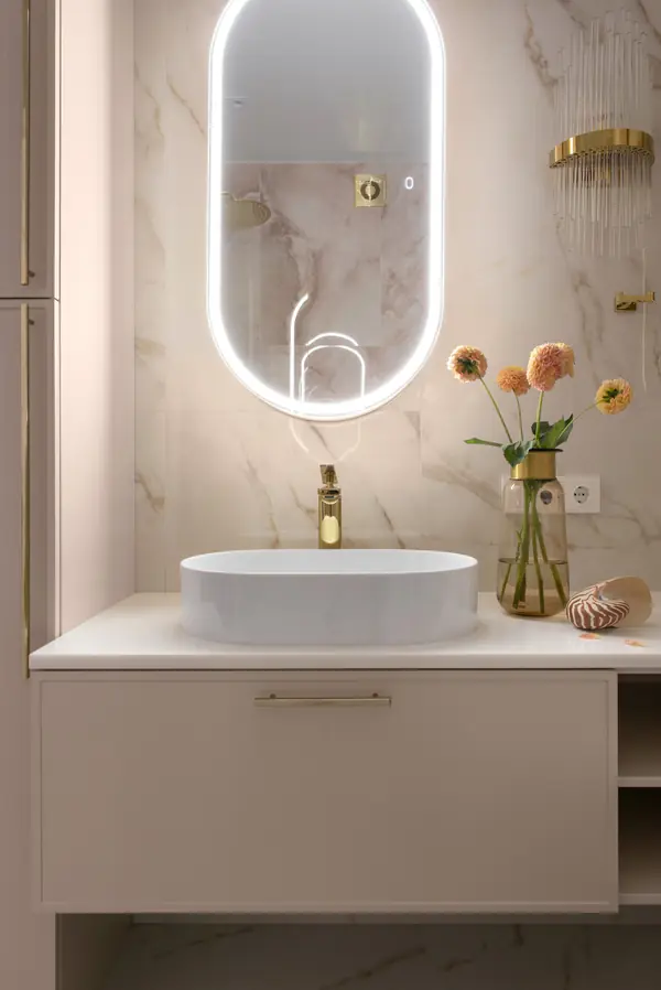 Реализованный проект двухкомнатной квартиры площадью 63,3 м2