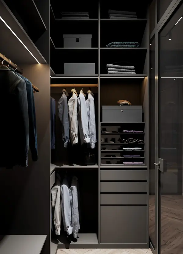 Гардеробная в доме